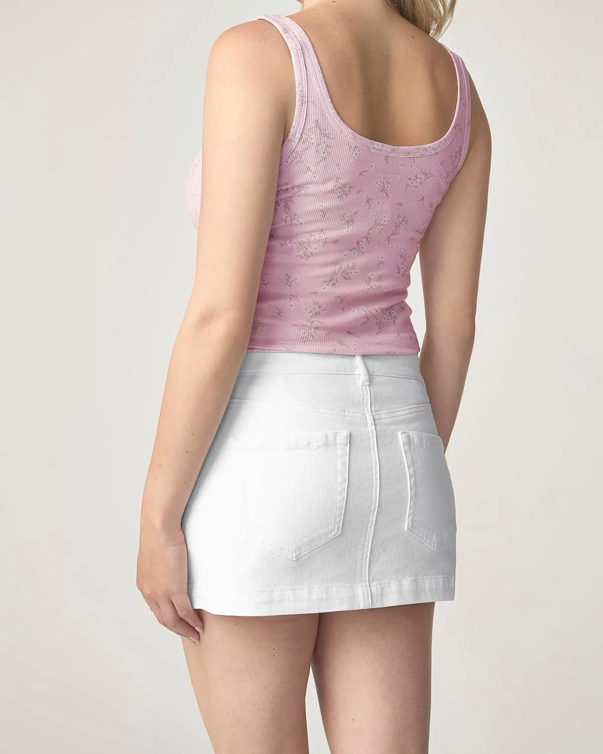 florence by mills Women's Micro Mini Denim Skirt