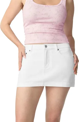 florence by mills Women's Micro Mini Denim Skirt