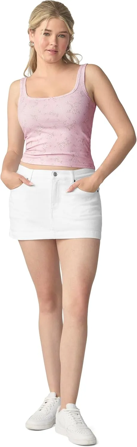 florence by mills Women's Micro Mini Denim Skirt