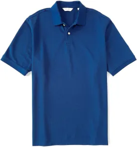 Gold Label Men's Pique Polo Shirt Supima Cotton Short Sleeve Wrinkle Resistant (Also in Big & Tall)
