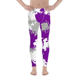 Greysexual Pride Men's Leggings Yoga Pants - Camo