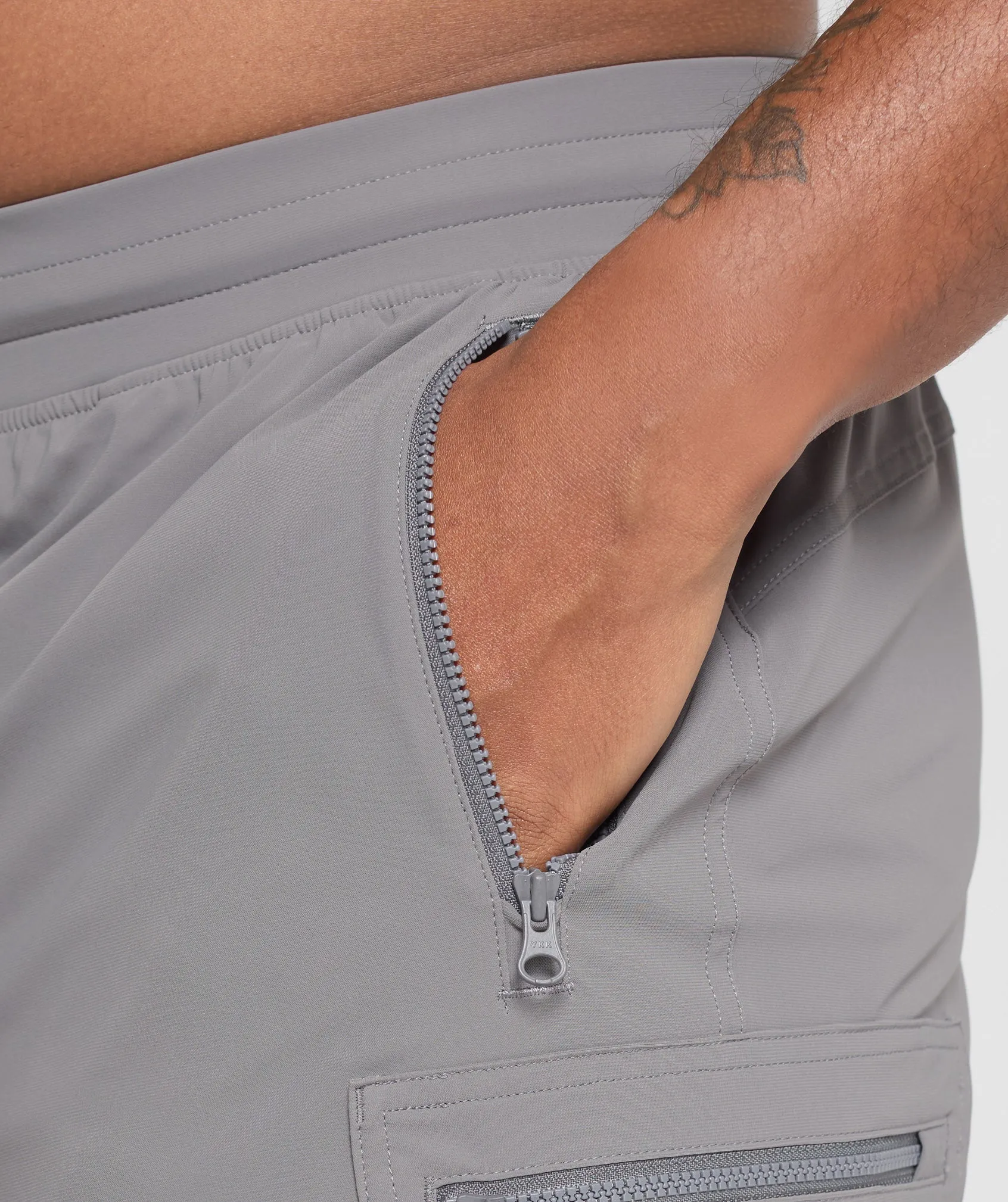 Gymshark Rest Day 6" Cargo Shorts - Brushed Grey
