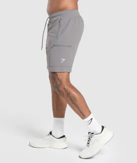 Gymshark Rest Day 6" Cargo Shorts - Brushed Grey