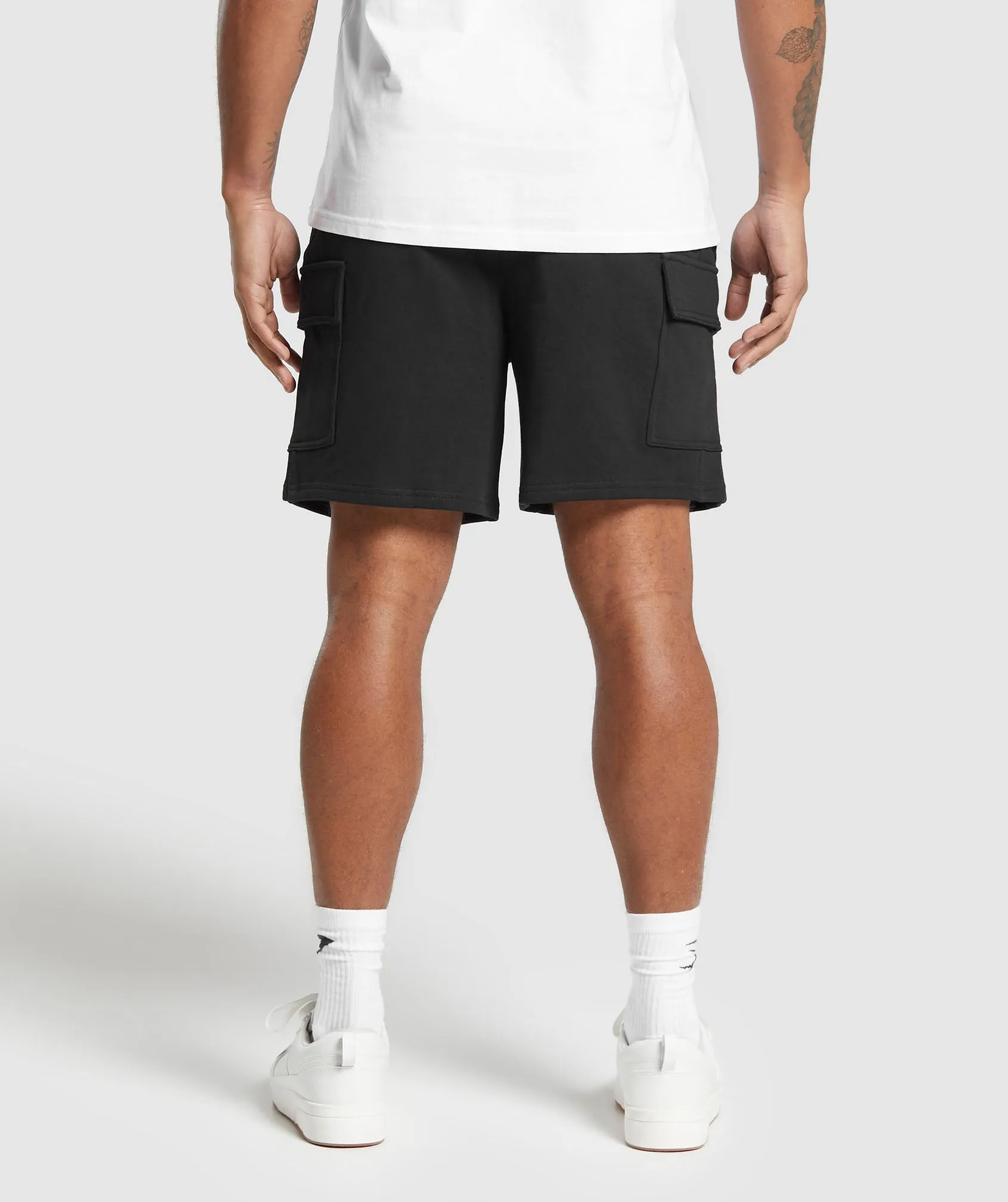 Gymshark Rest Day Essentials Cargo 7" Shorts - Black