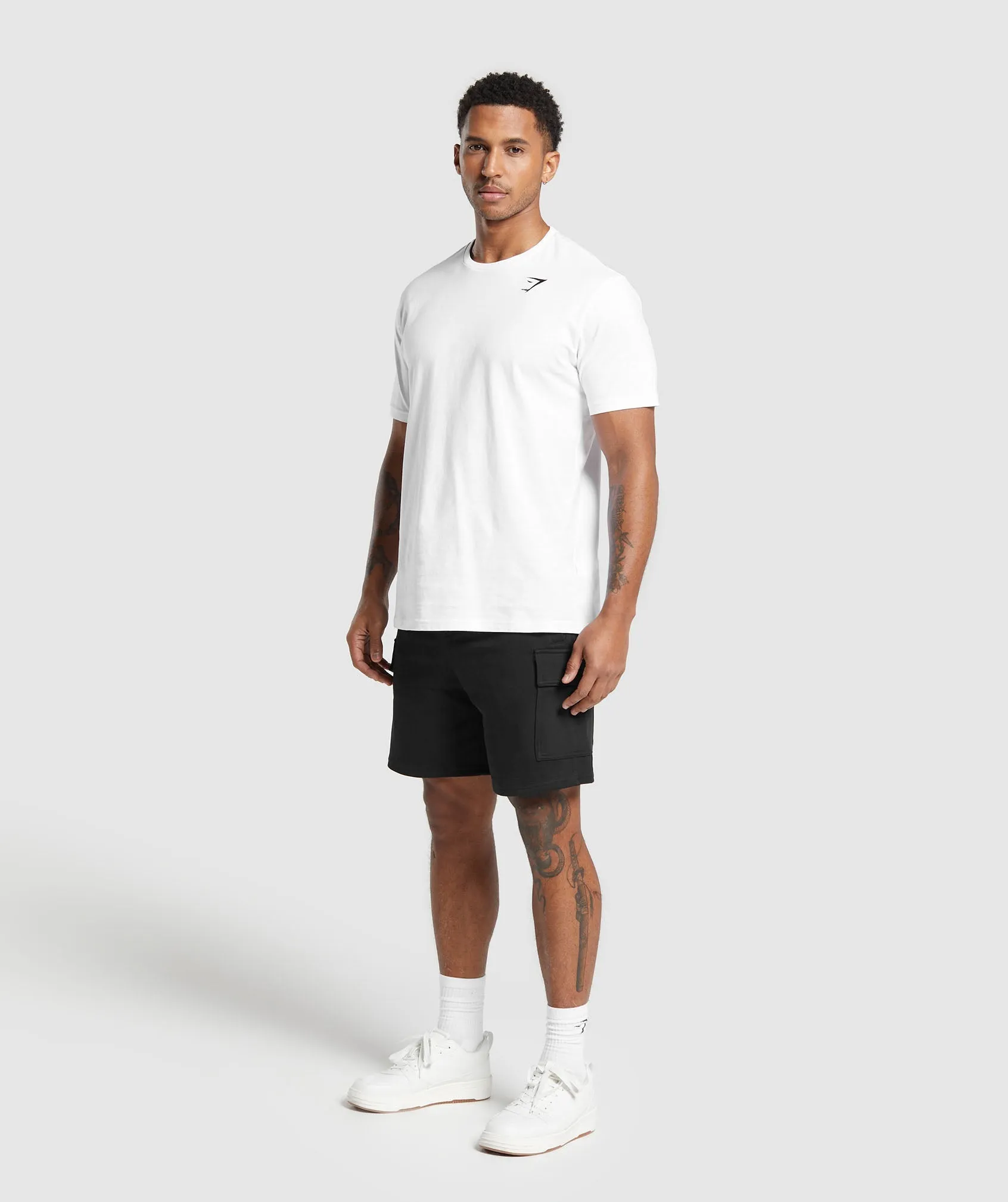 Gymshark Rest Day Essentials Cargo 7" Shorts - Black