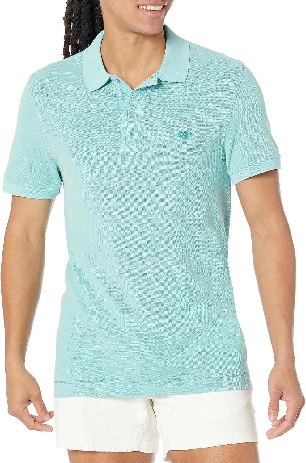 Lacoste Contemporary Collection's Men's Short Sleeve Regular Fit Petit Pique Polo Shirt