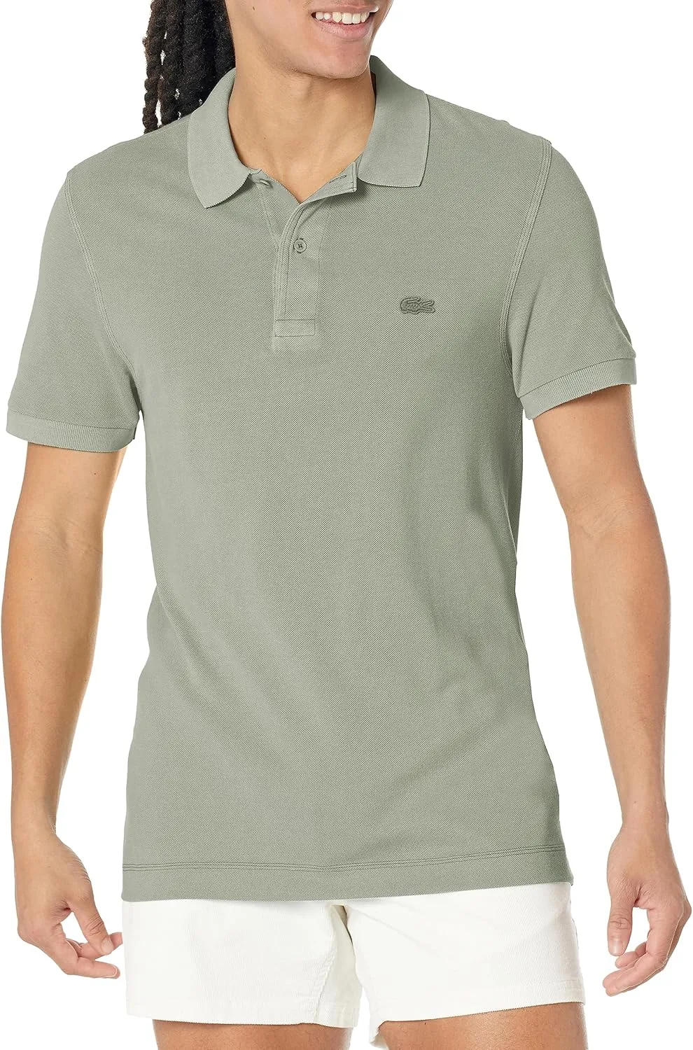 Lacoste Contemporary Collection's Men's Short Sleeve Regular Fit Petit Pique Polo Shirt