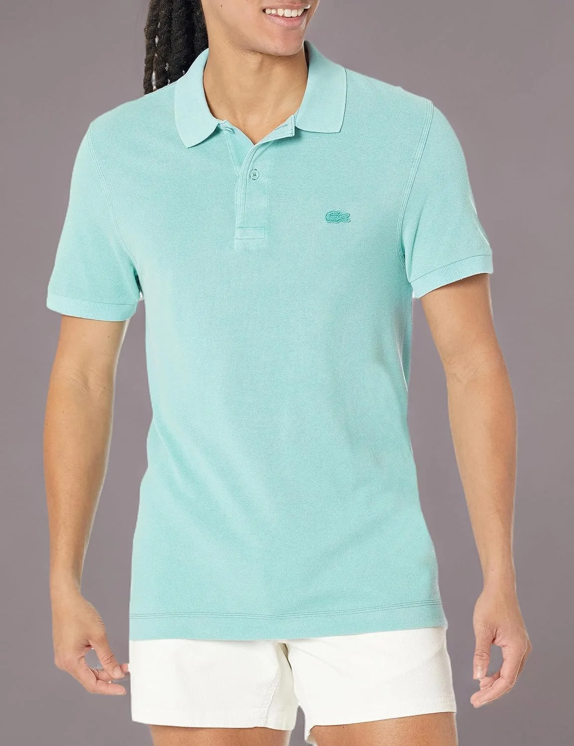 Lacoste Contemporary Collection's Men's Short Sleeve Regular Fit Petit Pique Polo Shirt