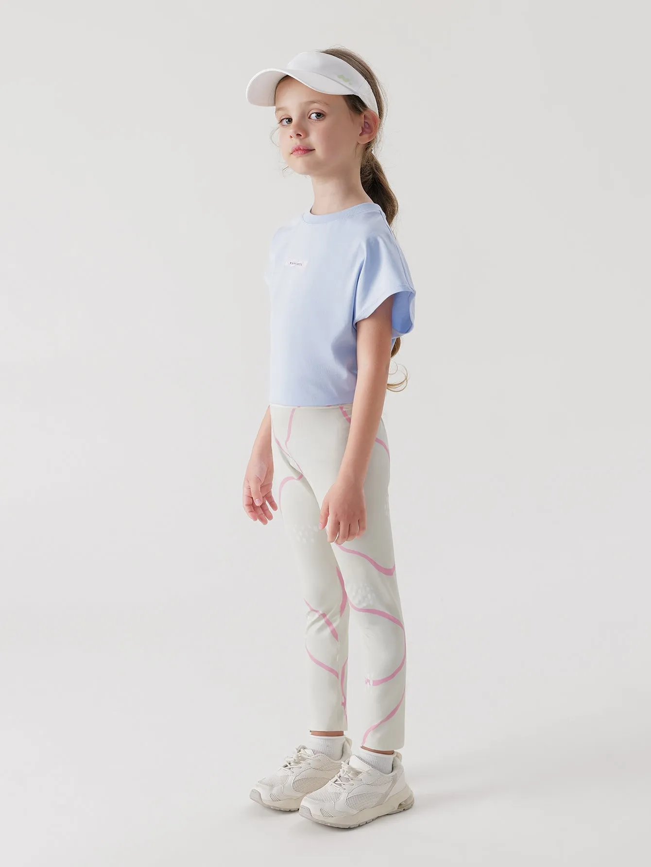 MARC & JANIE Girls Stretchy Sports Leggings Yoga Pants 240291