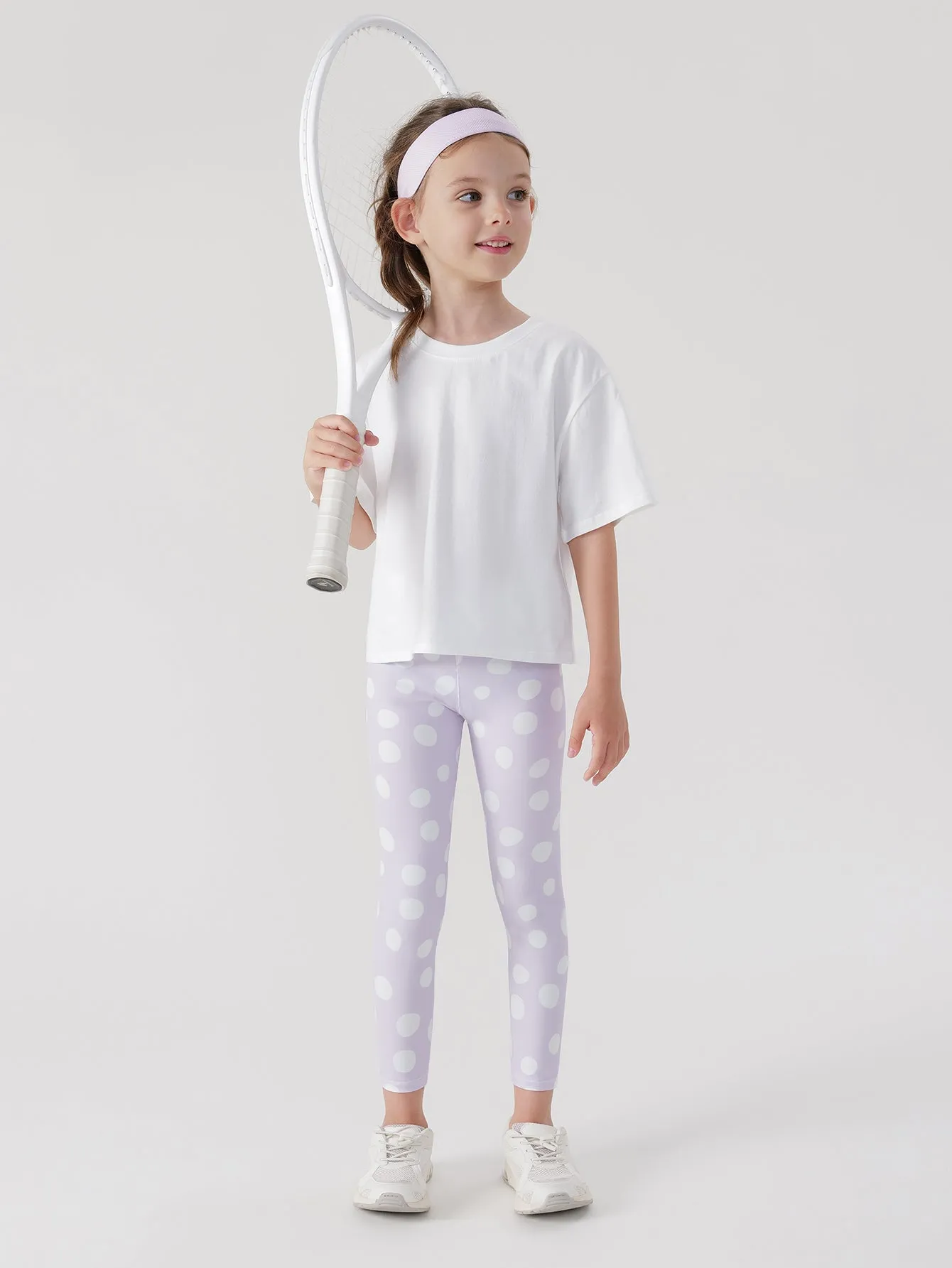 MARC & JANIE Girls Stretchy Sports Leggings Yoga Pants 240291