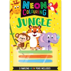 Neon Colouring Book: Jungle