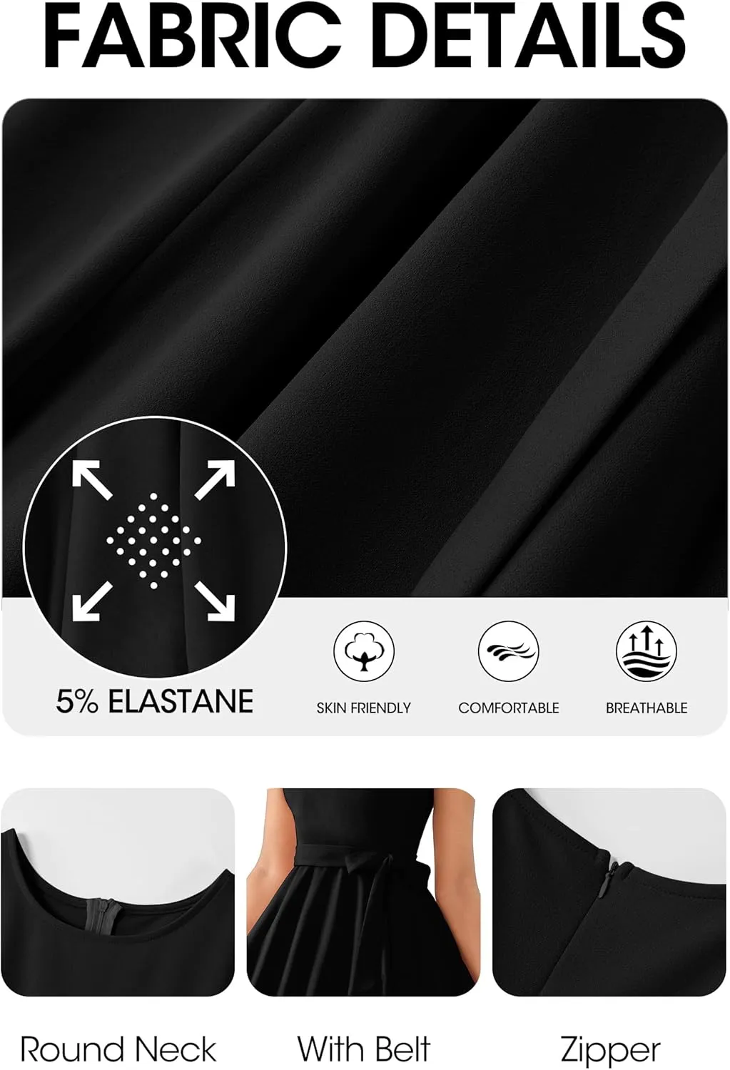 Nmoder Cocktail Summer Elegant Fit and Flare Dresses for Women Vintage Tea Party Cap Sleeve Dresses with Belt & Pockets
