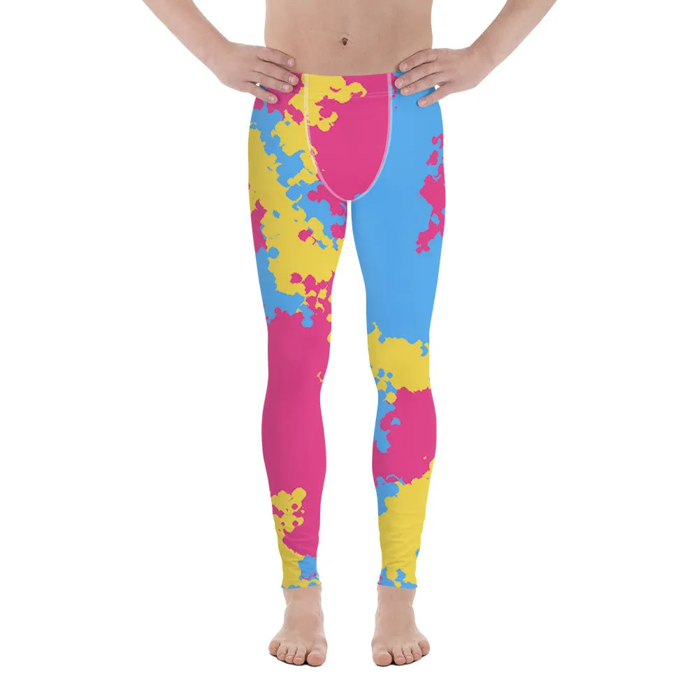 Pansexual Pan Pride Men's Leggings Yoga Pants - Camouflage