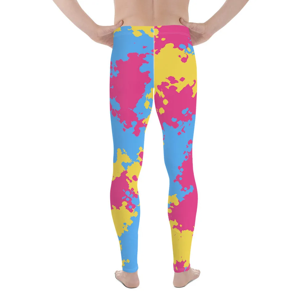 Pansexual Pan Pride Men's Leggings Yoga Pants - Camouflage