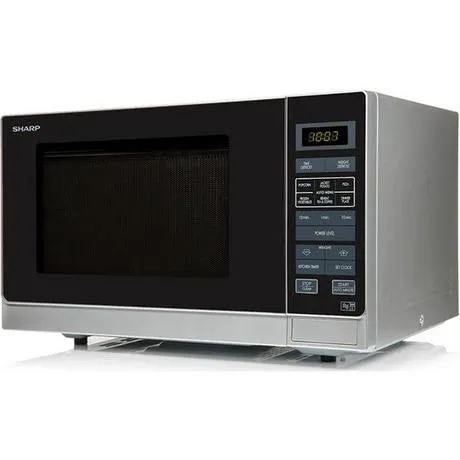 Sharp R372SLM 25 Litre Solo Microwave Silver