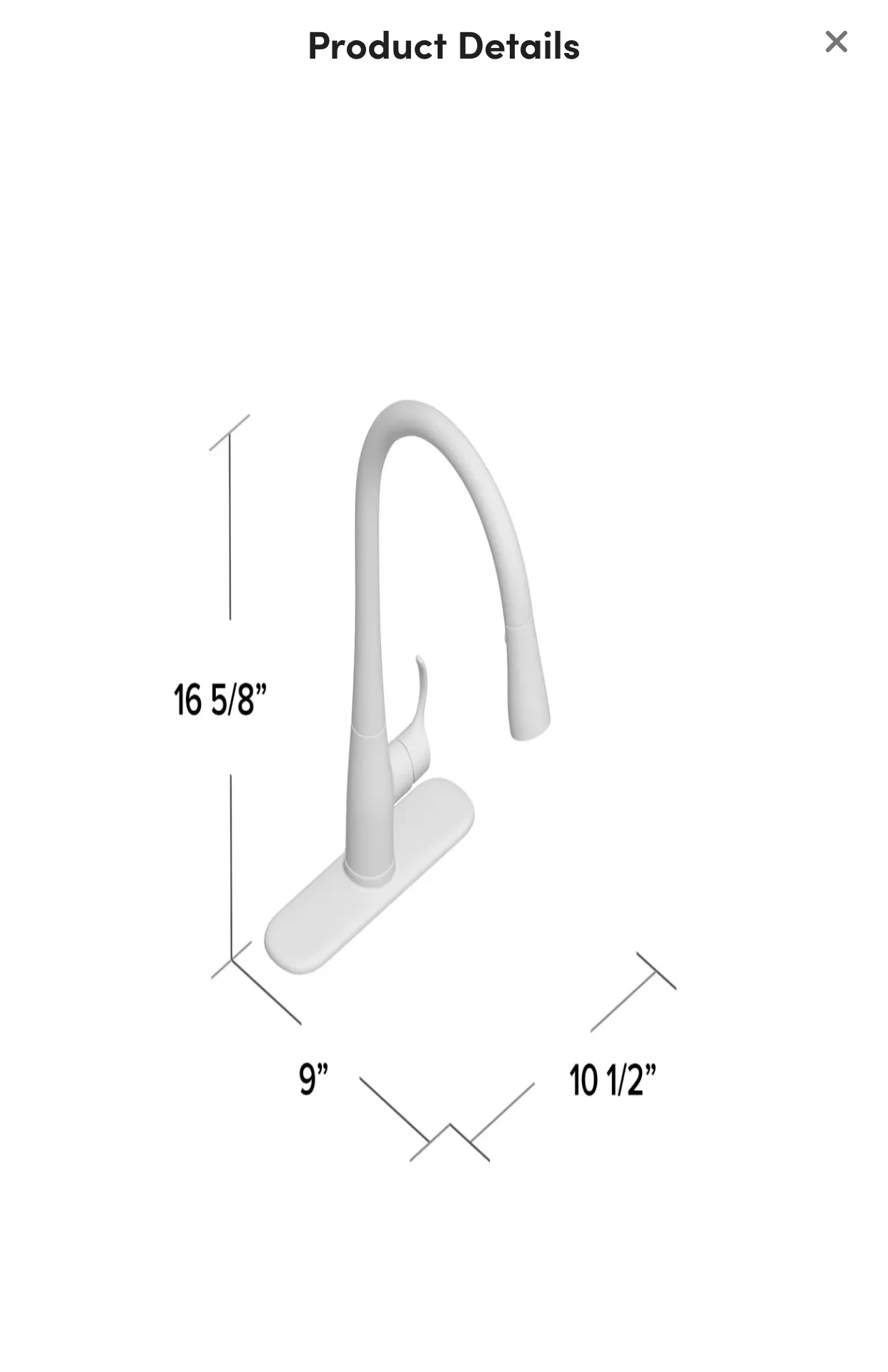 Simplice Pull Down Single Handle Kitchen Faucet (K-596-CP)