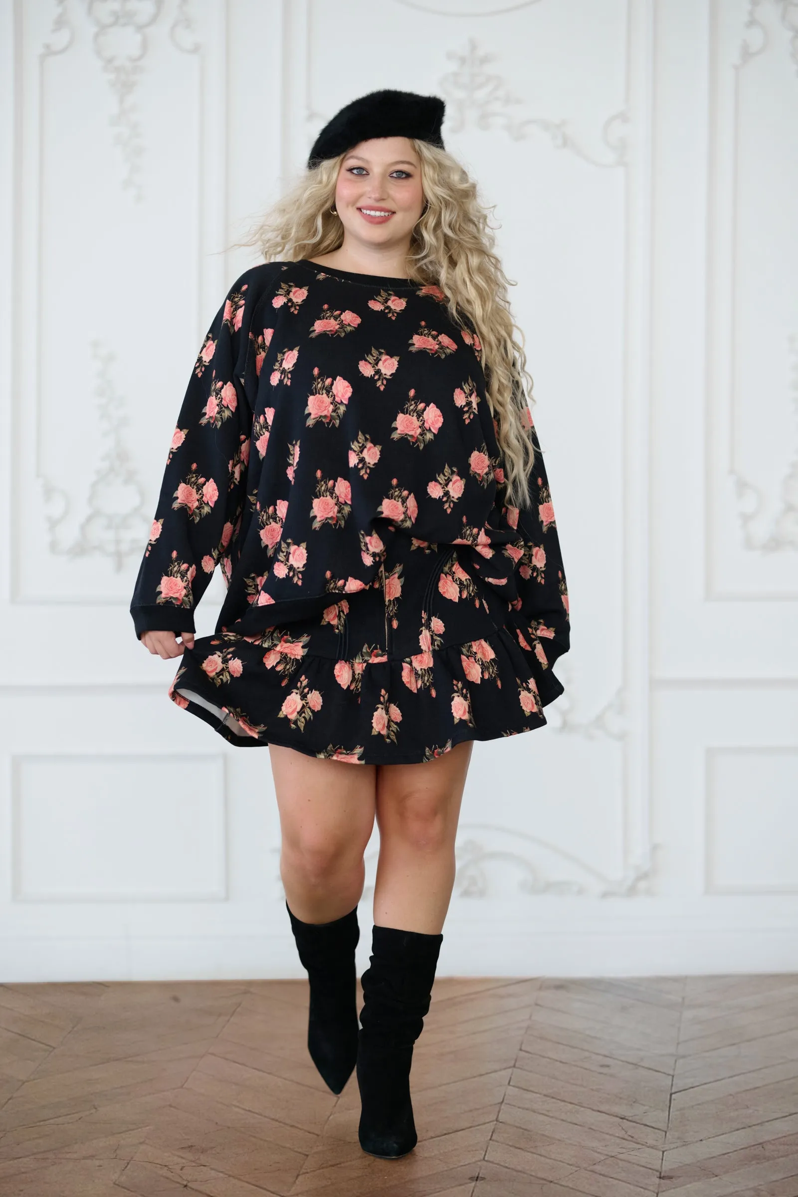 The Night Rose Heather Skirt
