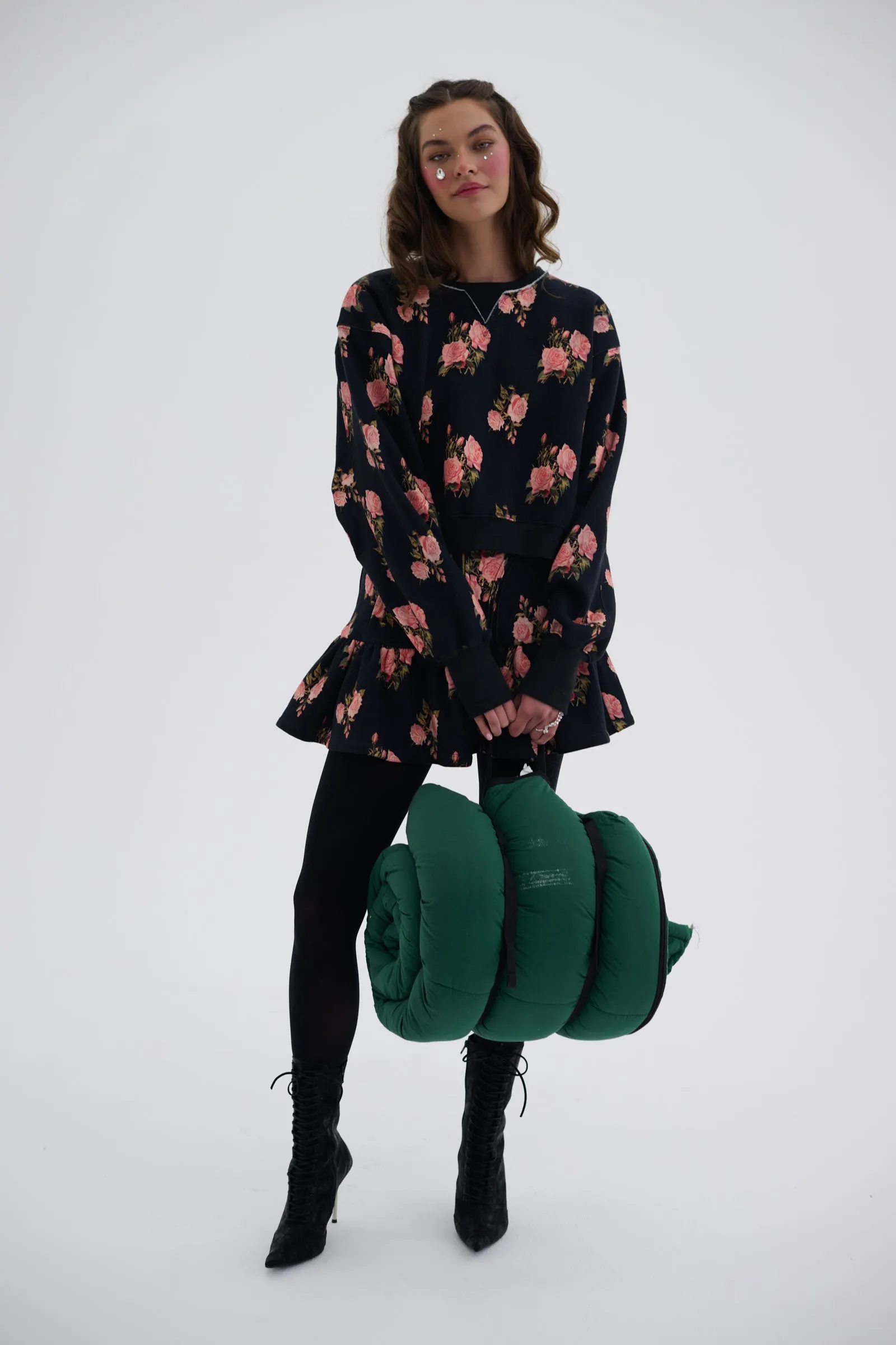 The Night Rose Heather Skirt