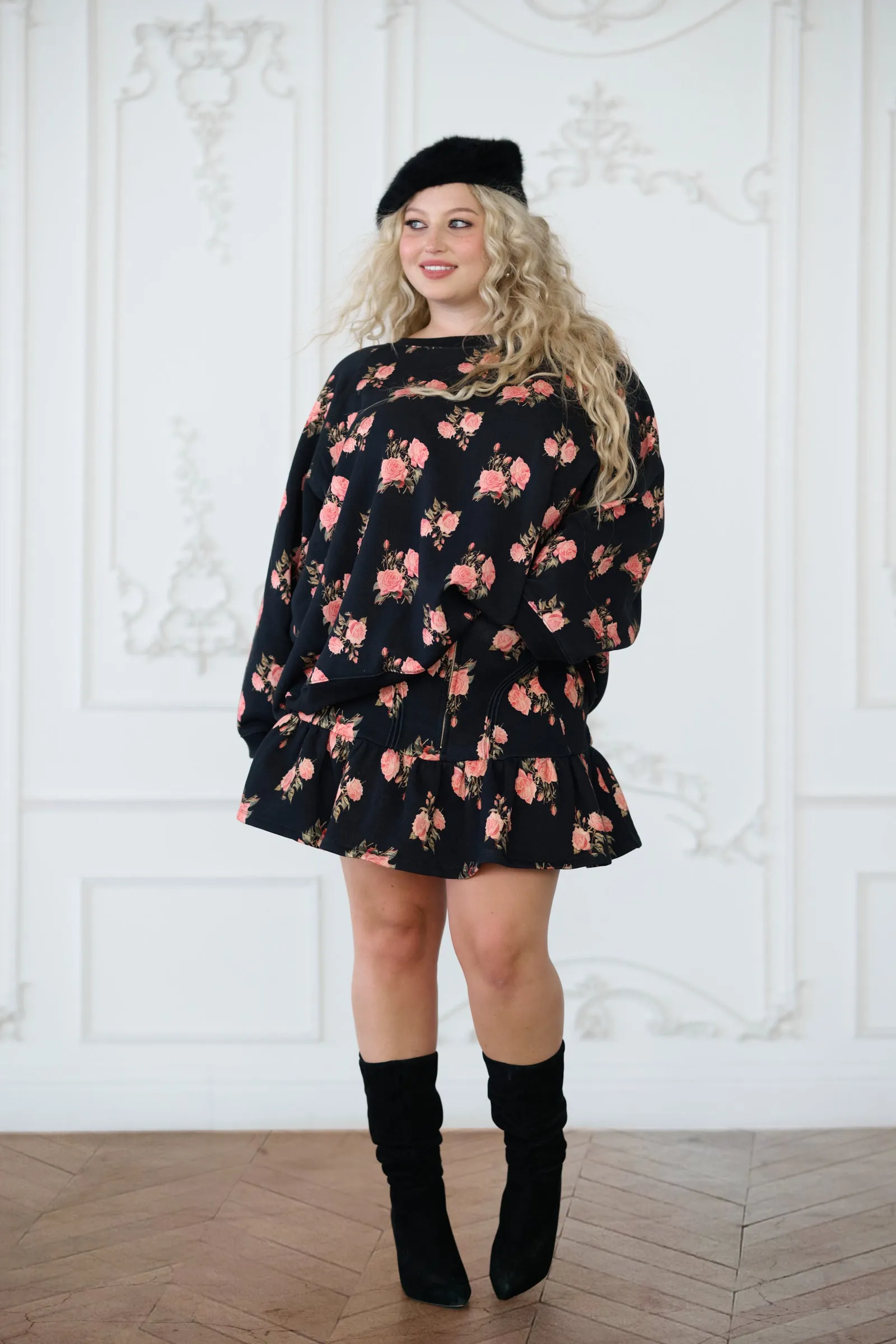 The Night Rose Heather Skirt