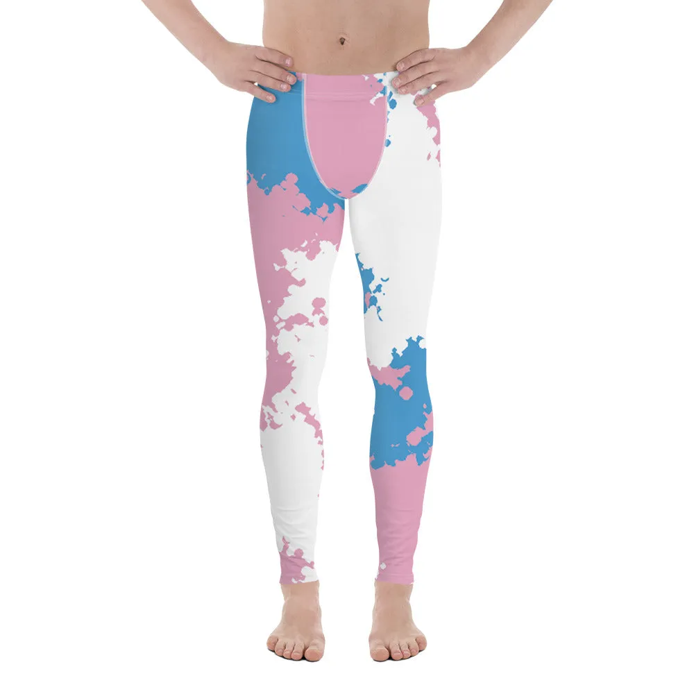 Transgender Trans Pride Men's Leggings Yoga Pants - Camouflage