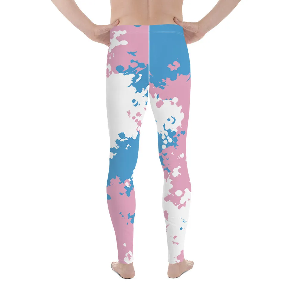 Transgender Trans Pride Men's Leggings Yoga Pants - Camouflage