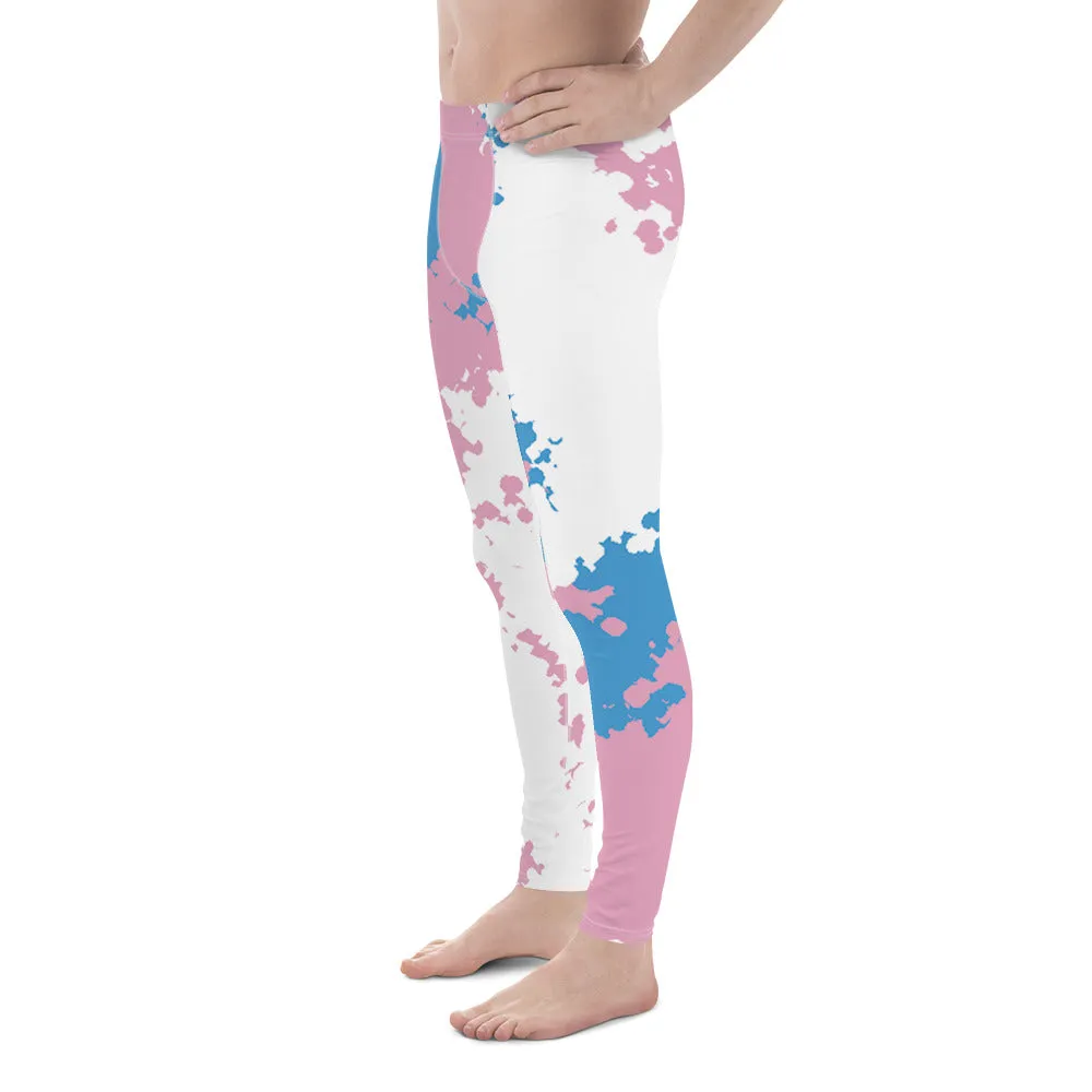Transgender Trans Pride Men's Leggings Yoga Pants - Camouflage