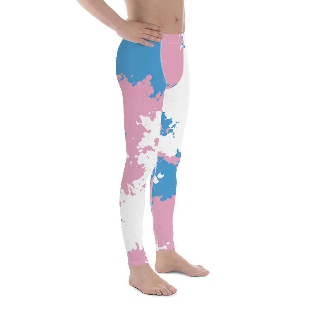 Transgender Trans Pride Men's Leggings Yoga Pants - Camouflage