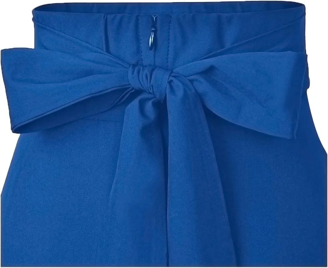Women Maxi Skirt Flowy A Line High Waisted Long Skirts Pleated Ankle Length Slit with Pockets Zipper Closer